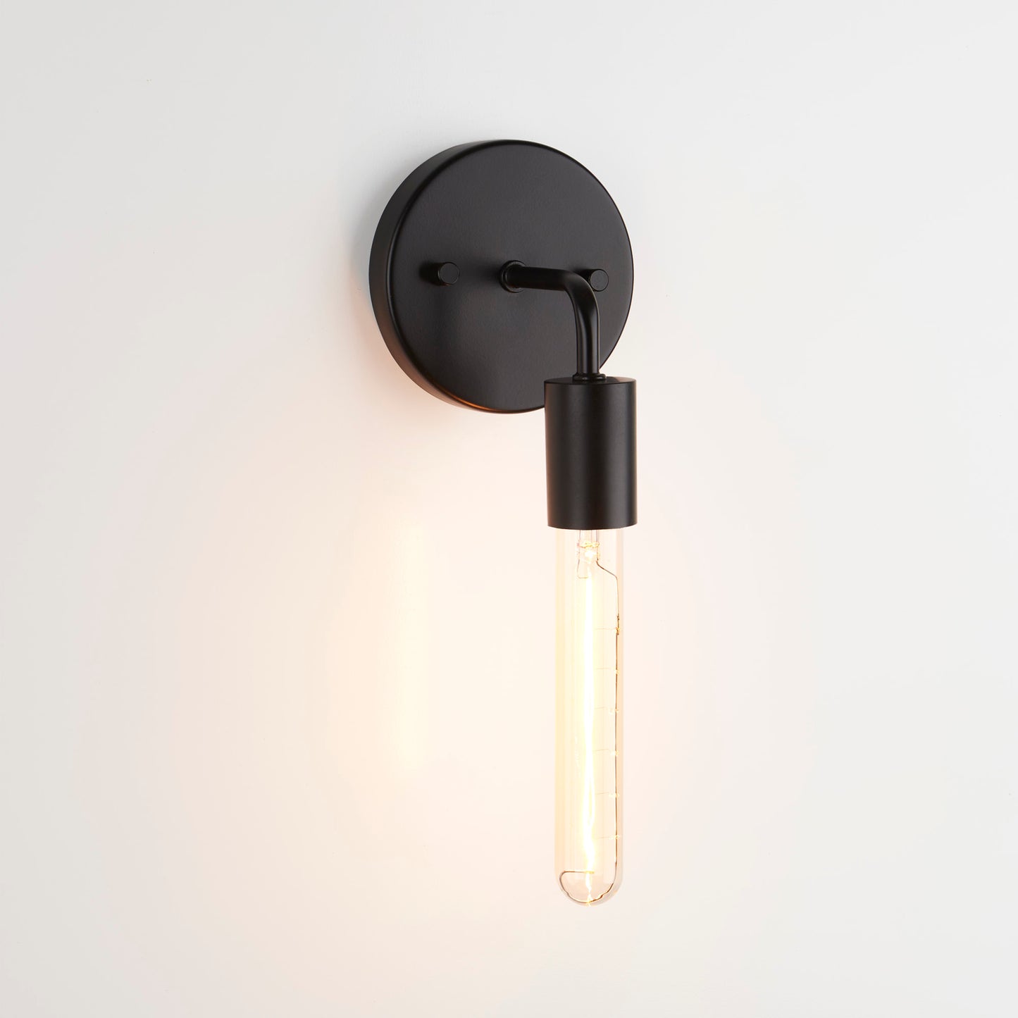 Wall Sconces Black Metal Matte Base without Shade