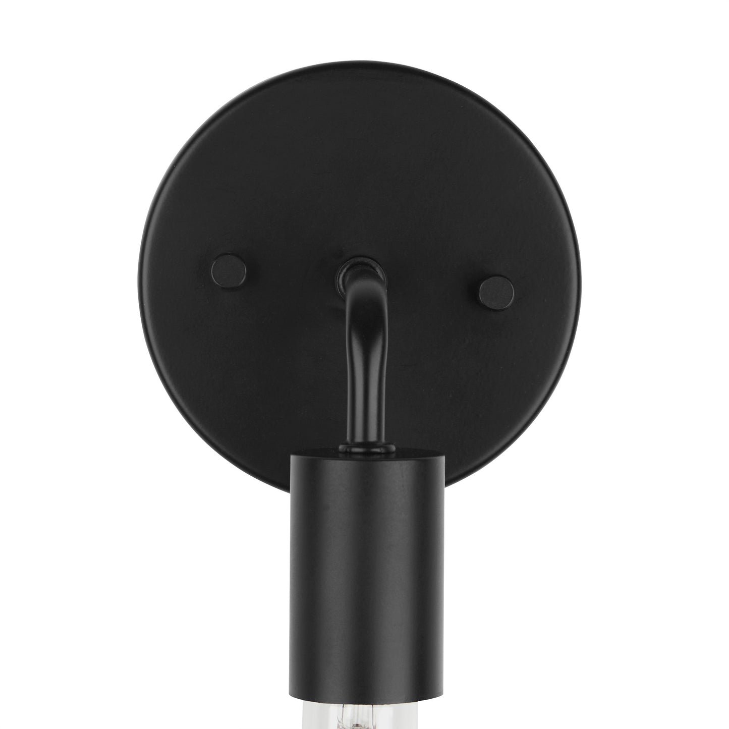 Wall Sconces Black Metal Matte Base without Shade