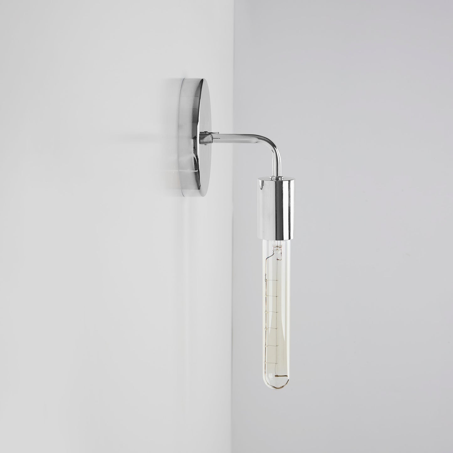 Wall Sconces Chrome Yellow Chroming Base without Shade