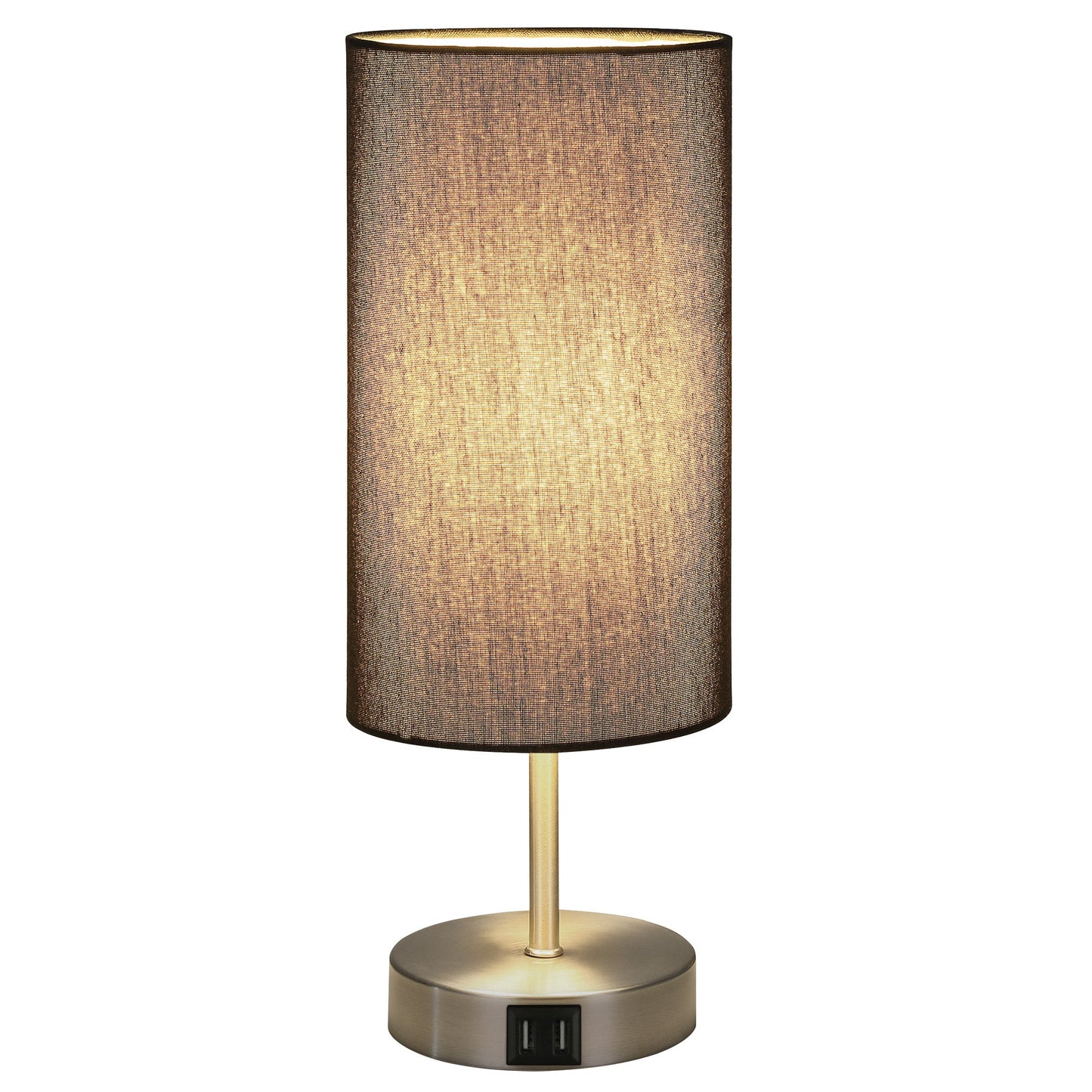 Touch-Sensitive Table Lamp Elegance, Convenience & Dual USB Charging Ports & Touch-sensitive Dimming Switch