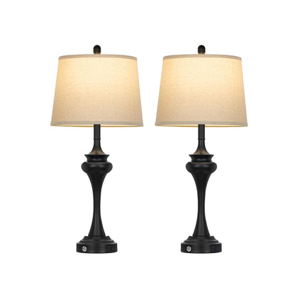 Modern Desk Lamp Set — Warm Lighting · Smart Charging · Elegant Design
