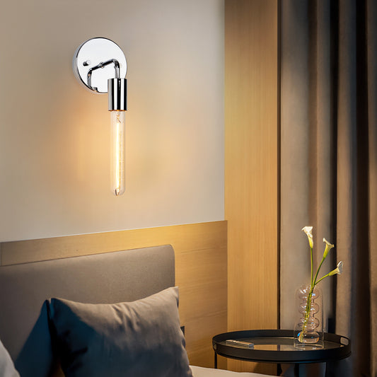 Wall Sconces Chrome Yellow Chroming Base without Shade