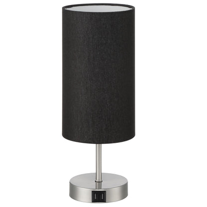 Touch-Sensitive Table Lamp Elegance, Convenience & Dual USB Charging Ports & Touch-sensitive Dimming Switch