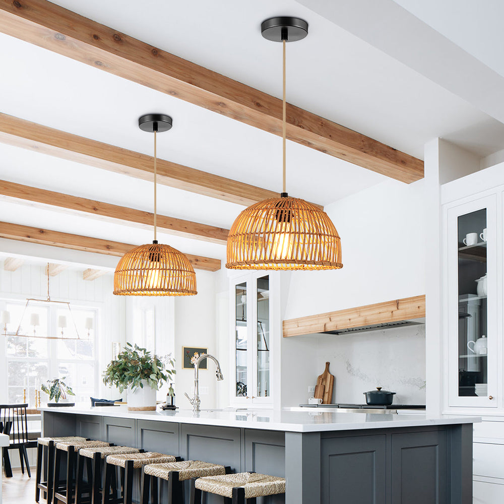 Rattan Pendant Light a Versatile and Easy-to-Install Solution for Home