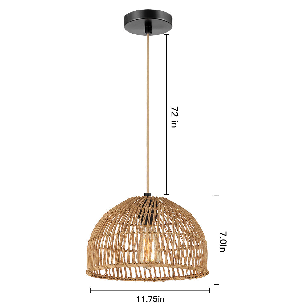Rattan Pendant Light a Versatile and Easy-to-Install Solution for Home